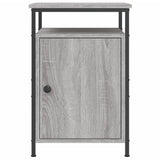 NNEVL Bedside Cabinets 2 pcs Grey Sonoma 40x42x60 cm Engineered Wood