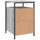 NNEVL Bedside Cabinets 2 pcs Grey Sonoma 40x42x60 cm Engineered Wood