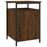 NNEVL Bedside Cabinets 2 pcs Brown Oak 40x42x60 cm Engineered Wood