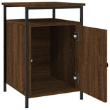 NNEVL Bedside Cabinets 2 pcs Brown Oak 40x42x60 cm Engineered Wood