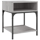NNEVL Bedside Table Grey Sonoma 40x41x50 cm Engineered Wood