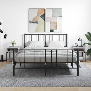 NNEVL Bedside Tables 2 pcs Grey Sonoma 40x41x50 cm Engineered Wood