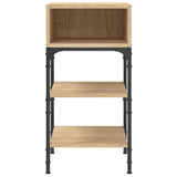NNEVL Bedside Table Sonoma Oak 35x34.5x70 cm Engineered Wood