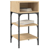 NNEVL Bedside Tables 2 pcs Sonoma Oak 35x34.5x70 cm Engineered Wood