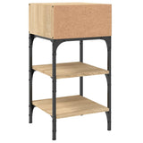 NNEVL Bedside Tables 2 pcs Sonoma Oak 35x34.5x70 cm Engineered Wood