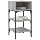 NNEVL Bedside Tables 2 pcs Grey Sonoma 35x34.5x70 cm Engineered Wood