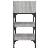 NNEVL Bedside Tables 2 pcs Grey Sonoma 35x34.5x70 cm Engineered Wood