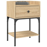 NNEVL Bedside Tables 2 pcs Sonoma Oak 40.5x31x60 cm Engineered Wood