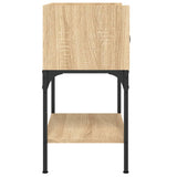 NNEVL Bedside Tables 2 pcs Sonoma Oak 40.5x31x60 cm Engineered Wood