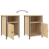 NNEVL Bedside Cabinet Sonoma Oak 40x42x60 cm Engineered Wood
