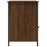 NNEVL Bedside Cabinet Brown Oak 40x42x60 cm Engineered Wood
