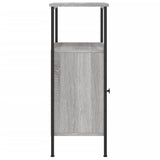 NNEVL Bedside Cabinets 2 pcs Grey Sonoma 41x31x80 cm Engineered Wood