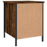 NNEVL Bedside Cabinet Smoked Oak 40x42x50 cm Engineered Wood