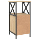 NNEVL Bedside Cabinets 2 pcs Sonoma Oak 34x35.5x70 cm Engineered Wood