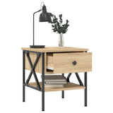 NNEVL Bedside Tables 2 pcs Sonoma Oak 40x42x45 cm Engineered Wood