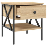 NNEVL Bedside Tables 2 pcs Sonoma Oak 40x42x45 cm Engineered Wood