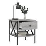 NNEVL Bedside Tables 2 pcs Grey Sonoma 40x42x45 cm Engineered Wood