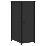 NNEVL Bedside Cabinet Black 32x42x80 cm Engineered Wood