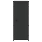 NNEVL Bedside Cabinet Black 32x42x80 cm Engineered Wood