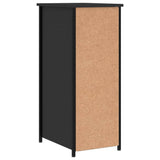 NNEVL Bedside Cabinet Black 32x42x80 cm Engineered Wood