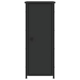 NNEVL Bedside Cabinets 2 pcs Black 32x42x80 cm Engineered Wood
