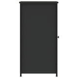 NNEVL Bedside Cabinets 2 pcs Black 32x42x80 cm Engineered Wood
