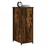 NNEVL Bedside Cabinets 2 pcs Smoked Oak 32x42x80 cm Engineered Wood