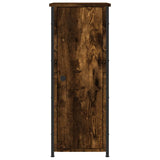 NNEVL Bedside Cabinets 2 pcs Smoked Oak 32x42x80 cm Engineered Wood