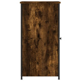 NNEVL Bedside Cabinets 2 pcs Smoked Oak 32x42x80 cm Engineered Wood