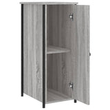 NNEVL Bedside Cabinets 2 pcs Grey Sonoma 32x42x80 cm Engineered Wood