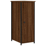 NNEVL Bedside Cabinet Brown Oak 32x42x80 cm Engineered Wood