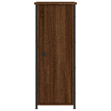 NNEVL Bedside Cabinet Brown Oak 32x42x80 cm Engineered Wood