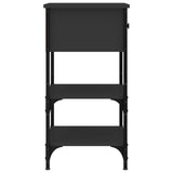 NNEVL Bedside Cabinets 2 pcs Black 34x36x70 cm Engineered Wood