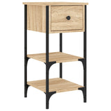 NNEVL Bedside Cabinet Sonoma Oak 34x36x70 cm Engineered Wood