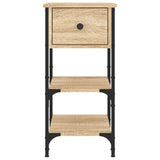 NNEVL Bedside Cabinet Sonoma Oak 34x36x70 cm Engineered Wood