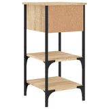 NNEVL Bedside Cabinet Sonoma Oak 34x36x70 cm Engineered Wood