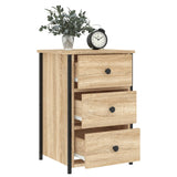 NNEVL Bedside Cabinets 2 pcs Sonoma Oak 40x36x60 cm Engineered Wood