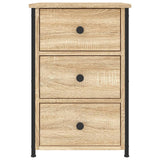 NNEVL Bedside Cabinets 2 pcs Sonoma Oak 40x36x60 cm Engineered Wood
