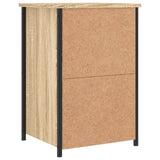 NNEVL Bedside Cabinets 2 pcs Sonoma Oak 40x36x60 cm Engineered Wood