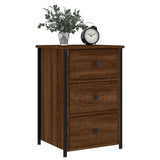 NNEVL Bedside Cabinets 2 pcs Brown Oak 40x36x60 cm Engineered Wood