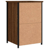NNEVL Bedside Cabinets 2 pcs Brown Oak 40x36x60 cm Engineered Wood