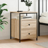 NNEVL Bedside Cabinet Sonoma Oak 44x45x60 cm Engineered Wood