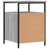 NNEVL Bedside Cabinet Grey Sonoma 44x45x60 cm Engineered Wood