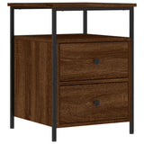 NNEVL Bedside Cabinets 2 pcs Brown Oak 44x45x60 cm Engineered Wood