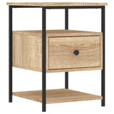 NNEVL Bedside Cabinet Sonoma Oak 40x42x56 cm Engineered Wood