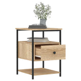NNEVL Bedside Cabinet Sonoma Oak 40x42x56 cm Engineered Wood
