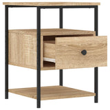 NNEVL Bedside Cabinet Sonoma Oak 40x42x56 cm Engineered Wood