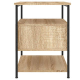 NNEVL Bedside Cabinet Sonoma Oak 40x42x56 cm Engineered Wood
