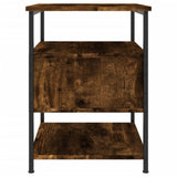 NNEVL Bedside Cabinet Smoked Oak 40x42x56 cm Engineered Wood