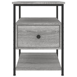 NNEVL Bedside Cabinets 2 pcs Grey Sonoma 40x42x56 cm Engineered Wood